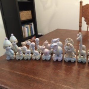 Precious Moments Birthday Train Set